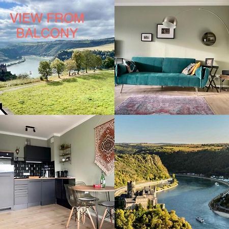 #1 Studioapartment Mit Loreleyblick Direkt An Der Schoensten Etappe Des Rheinsteigs Patersberg Екстер'єр фото